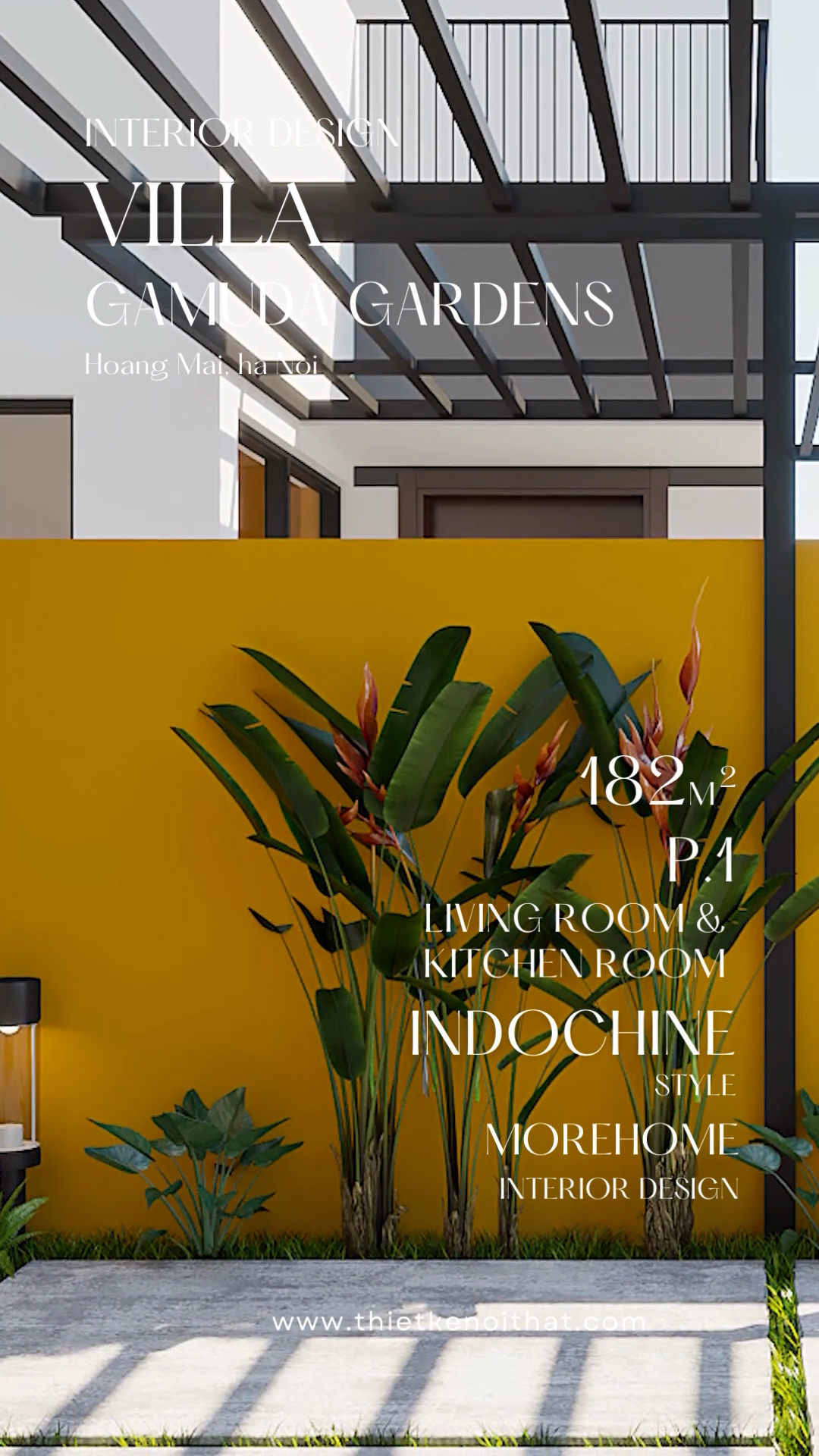 Thiết kế biệt thự Gamuda phong cách Indochine